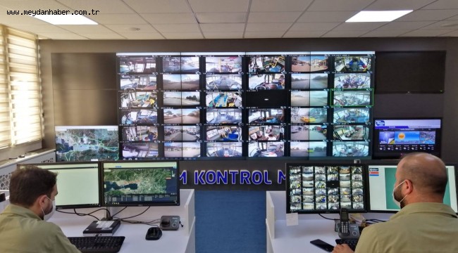 Toplu taşıma araçları an be an kontrol ediliyor