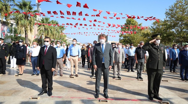 Urla'nın kurtuluşunun 98.yılı törenle kutlandı