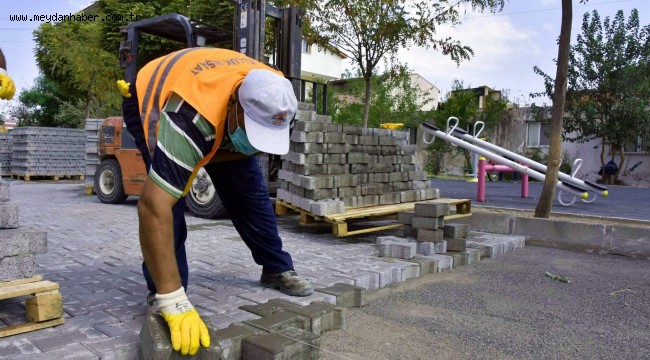 Yeni Şakran'da Sokaklar Yenileniyor