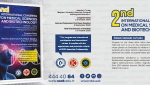 2. Uluslararası Sağlık Bilimleri ve Biyoteknoloji Kongresi Başlıyor