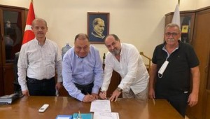 BARDAK SU MAKİNESİ İÇİN SÖZLEŞME İMZALANDI