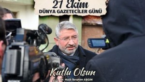 Başkan Aşgın,  'Dünya Gazeteciler Günü'nü Kutladı