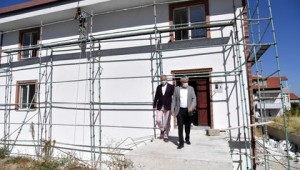 Başkan Başdeğirmen, Cemevi İnşaatında İncelemelerde Bulundu