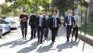 BAŞKAN DEMİREL MASKE, MESAFE VE HİJYEN DENETİMİNDE