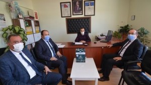 BAŞKAN MUSTAFA ÇÖL'DEN 75. YIL İLKOKULU'NA ZİYARET