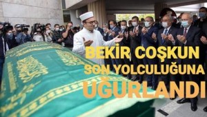 Bekir Coşkun'a veda...