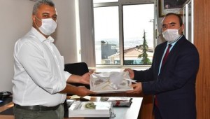 BELEDİYE BAŞKANI ULAŞ YURDAKUL'DAN MALKARA İLÇE MÜFTÜSÜ SAFİ ÇINAR'A ZİYARET