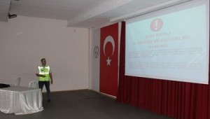 BURHANİYE'DE İŞ GÜVENLİĞİ EĞİTİMLERİ BAŞLADI!