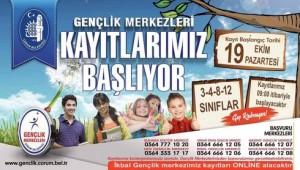 Gençlik Merkezlerinde Kurs Kayıtları Başlıyor