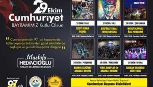 Keşan Belediyesi'nden dolu dolu 29 Ekim Cumhuriyet Bayramı programı