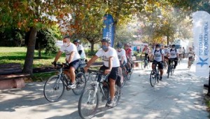 KÜÇÜKÇEKMECE'DE PEDALLAR, NESLİ TÜKENMEKTE OLAN KUŞLAR İÇİN ÇEVRİLDİ