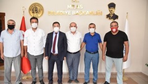 MİLAS BİRLİK KOOPERATİFİ'NDEN BAŞKAN TOKAT'A ZİYARET 