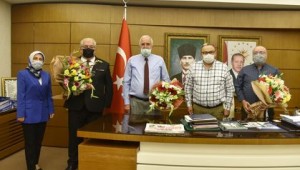 MUHTARLARDAN BELEDİYEYE ZİYARET