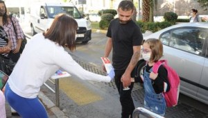 Öğrencilerin Maskeleri Balçova Belediyesinden 