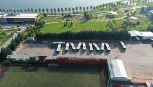 Otobüslerle temizlik, maske ve mesafe koreografisi