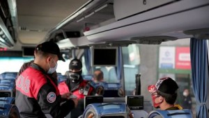 Toplu ulaşım araçlarında Covid-19 denetimi