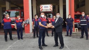 TÜRK KIZILAYI'NDAN İTFAİYEYE ZİYARET