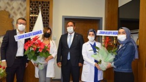 Yağbat'tan sağlık çalışanları ve hastalara ziyaret