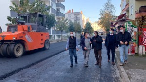 ASFALT ÇALIŞMALARI SÜRÜYOR