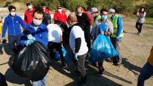 BODRUM BELEDİYESİ DESTEK VERDİ FİRMALAR ÇÖP TOPLADI