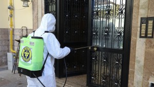 Buca'da 8 bin 247 apartman ilaçlandı 