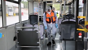 Büyükşehir Ulaşımda 151 Bin 247 Adet Dezenfekte İşlemi Gerçekleştirdi 