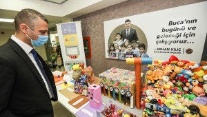 Çevre melekleri atıklarla farkındalık yarattı