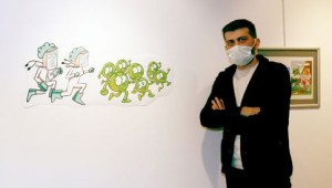 KARANTİNA GÜNLERİNİN KARİKATÜRLERİ DOĞAN TAŞDELEN ÇSM'DE 