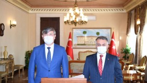 Kazakistan Büyükelçisi'nden Vali Yazıcı'ya Ziyaret