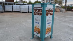 Kepez'de bayat ekmekler sokak hayvanlarına mama olacak