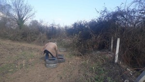 LASTİK YAKAN ŞAHSA CEZA