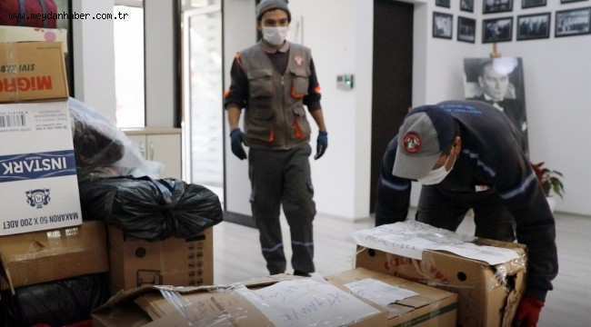 Menteşe'de Toplanan Yardımlar İzmir'e Doğru Yola Çıktı