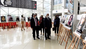 Muratpaşa'da kadınlar için saygı duruşu