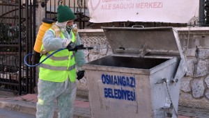 Osmangazi'de Her Noktada Dezenfeksiyon