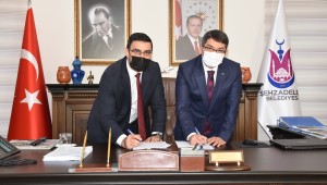 ŞEHZADELER BELEDİYESİ'NDE İMZALAR ŞİRKET PERSONELLERİ İÇİN ATILDI 