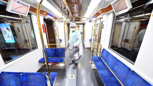 Toplu ulaşımda gün boyu dezenfeksiyon