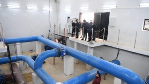 3 BİN TONLUK SU DEPOSUNUN DA YAPIMI TAMAMLANDI