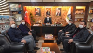 AFYON KIZILAY İL BAŞKANLIĞINDAN BAŞKAN MUSTAFA ÇÖL'E ZİYARET