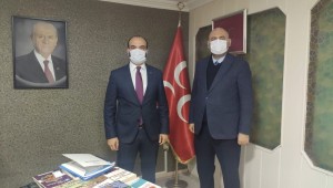  BAŞKAN AYDIN MHP İL BAŞKANLIĞINI ZİYARET ETTİ