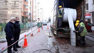 Başkan Büyükakın, ''Altyapıda geleceğin teknolojisini uyguluyoruz''