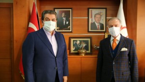 BAŞKAN GÖKSU'DAN BAŞKAN AYDINER'E ZİYARET