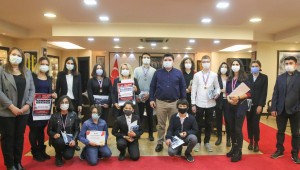  Başkan Kılıç geleceğin bilim önderlerini ağırladı