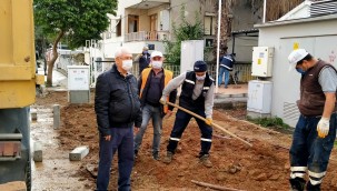 Başkan Selvitopu çalışmaları denetledi