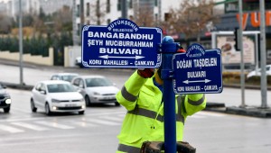 BAŞKENT'TE TELAFFUZU EN ZOR OLAN BULVARIN İSMİ DEĞİŞTİRİLDİ
