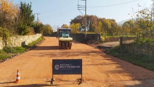 Derbent yolları modernleşiyor