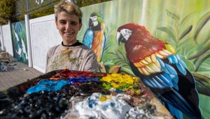 Doğal Yaşam Parkı'nın duvarlarına renk geldi