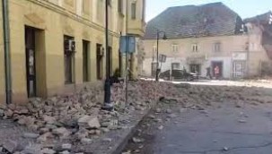 Hırvatistan'da 6,4 büyüklüğünde deprem