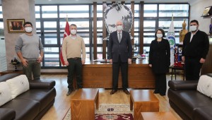 İMO'dan Başkan Kurt'a deprem ziyareti