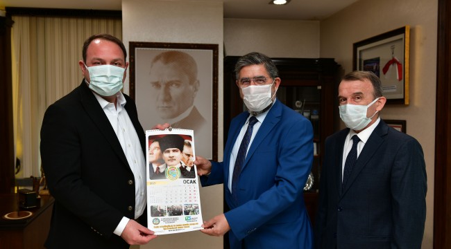 İzmir Servisçiler Odası'ndan Başkan Utku Gümrükçü'ye Teşekkür Ziyareti