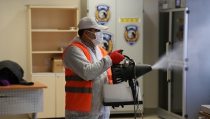 Kartal' da, 11 Milyon Metrekare Kapalı Alan Dezenfekte Edildi